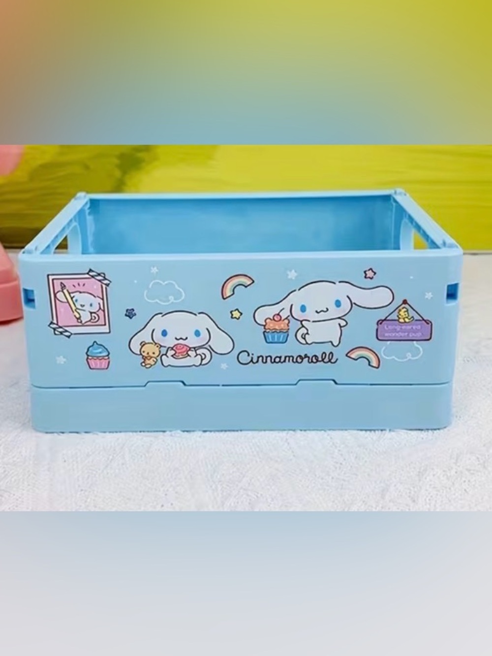 NEW Blue Foldable Storage Box 💙🖤